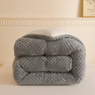 Couverture Lestée Ultra Chaude Epaisse Gris Foncé